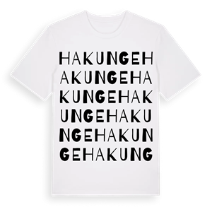 Hakunge ordlek t-shirt – ekologisk bomull t-shirt från Pinshirt