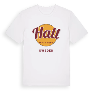 Hall cirkel t-shirt – ekologisk bomull t-shirt från Pinshirt