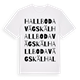 Hallboda vägskäl ordlek t-shirt