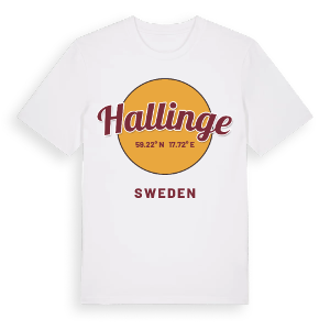 Hallinge cirkel t-shirt – ekologisk bomull t-shirt från Pinshirt