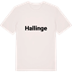 Vintage White t-shirt med Hallinge fetstil t-shirt