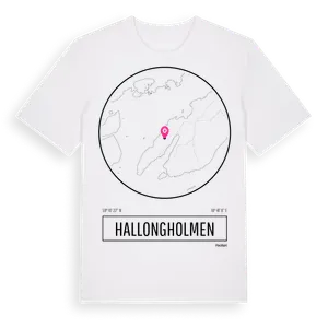 Hallongholmen t-shirt – ekologisk bomull t-shirt från Pinshirt