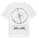White t-shirt med Hallstavik t-shirt