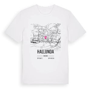 Hallunda karta t-shirt – ekologisk bomull t-shirt från Pinshirt
