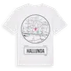 White t-shirt med Hallunda t-shirt