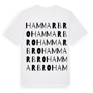 Hammarbro ordlek t-shirt – ekologisk bomull t-shirt från Pinshirt