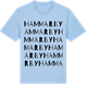 Blue Soul t-shirt med Hammarby ordlek t-shirt