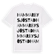 Hammarby sjöstad ordlek t-shirt