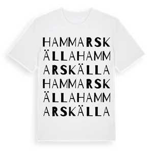 Hammarskälla ordlek t-shirt – ekologisk bomull t-shirt från Pinshirt