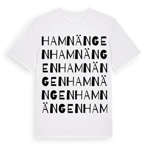 Hamnängen ordlek t-shirt – ekologisk bomull t-shirt från Pinshirt