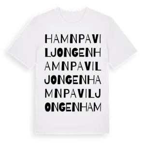 Hamnpaviljongen ordlek t-shirt – ekologisk bomull t-shirt från Pinshirt