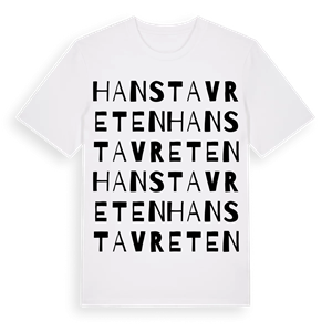Hanstavreten ordlek t-shirt – ekologisk bomull t-shirt från Pinshirt