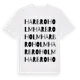 White t-shirt med Harbroholm ordlek t-shirt