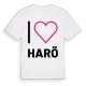 Jag älskar Harö t-shirt stort tryck