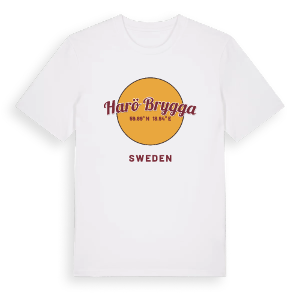 Harö brygga cirkel t-shirt – ekologisk bomull t-shirt från Pinshirt