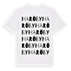 Harö by ordlek t-shirt