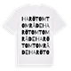 Harö tomtområde ordlek t-shirt