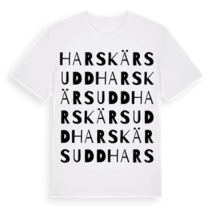 Harskärsudd ordlek t-shirt – ekologisk bomull t-shirt från Pinshirt