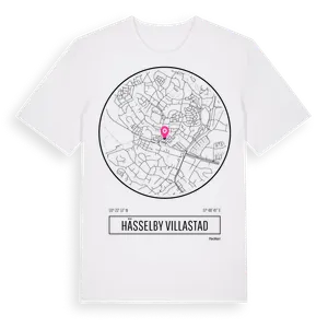 Hässelby Villastad t-shirt – ekologisk bomull t-shirt från Pinshirt