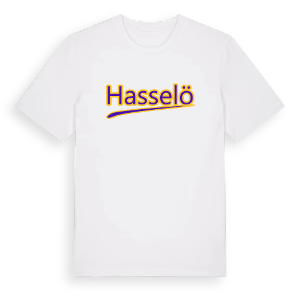 Hasselö baseball t-shirt – ekologisk bomull t-shirt från Pinshirt