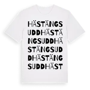 Hästängsudd ordlek t-shirt – ekologisk bomull t-shirt från Pinshirt