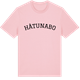Pink Cotton t-shirt med Håtunabo böjd t-shirt