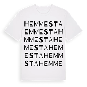Hemmesta ordlek t-shirt – ekologisk bomull t-shirt från Pinshirt