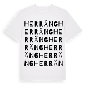 Herräng ordlek t-shirt – ekologisk bomull t-shirt från Pinshirt