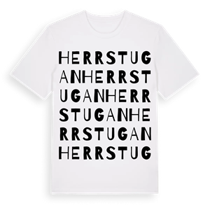 Herrstugan ordlek t-shirt – ekologisk bomull t-shirt från Pinshirt
