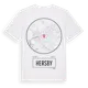 White t-shirt med Hersby t-shirt