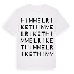 Himmelriket ordlek t-shirt – ekologisk bomull t-shirt från Pinshirt