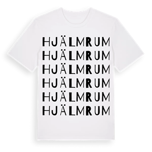 Hjälmrum ordlek t-shirt – ekologisk bomull t-shirt från Pinshirt
