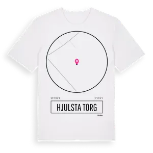 Hjulsta Torg t-shirt – ekologisk bomull t-shirt från Pinshirt
