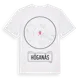 White t-shirt med Höganäs t-shirt