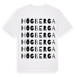 Högberga ordlek t-shirt – ekologisk bomull t-shirt från Pinshirt