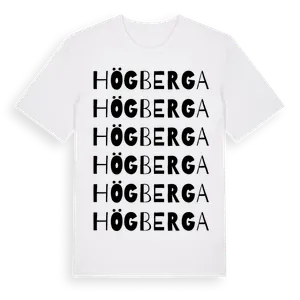 Högberga ordlek t-shirt – ekologisk bomull t-shirt från Pinshirt