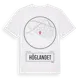 White t-shirt med Höglandet t-shirt
