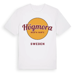 Högmora cirkel t-shirt – ekologisk bomull t-shirt från Pinshirt