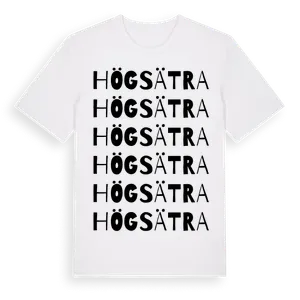 Högsätra ordlek t-shirt – ekologisk bomull t-shirt från Pinshirt