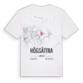Högsättra karta t-shirt
