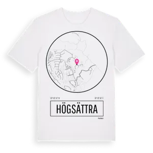 Högsättra t-shirt – ekologisk bomull t-shirt från Pinshirt