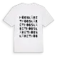 Högskäret ordlek t-shirt