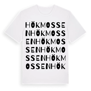 Hökmossen ordlek t-shirt – ekologisk bomull t-shirt från Pinshirt