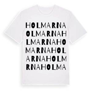 Holmarna ordlek t-shirt – ekologisk bomull t-shirt från Pinshirt