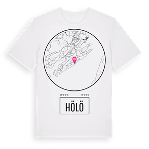 Hölö t-shirt – ekologisk bomull t-shirt från Pinshirt