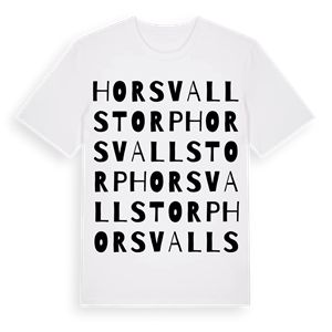 Horsvallstorp ordlek t-shirt – ekologisk bomull t-shirt från Pinshirt