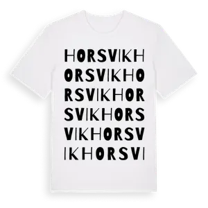Horsvik ordlek t-shirt – ekologisk bomull t-shirt från Pinshirt