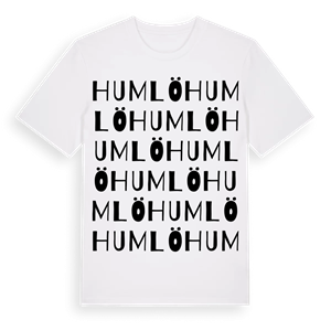 Humlö ordlek t-shirt – ekologisk bomull t-shirt från Pinshirt