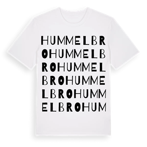 Hummelbro ordlek t-shirt – ekologisk bomull t-shirt från Pinshirt