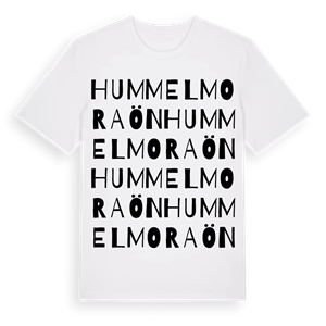 Hummelmoraön ordlek t-shirt – ekologisk bomull t-shirt från Pinshirt